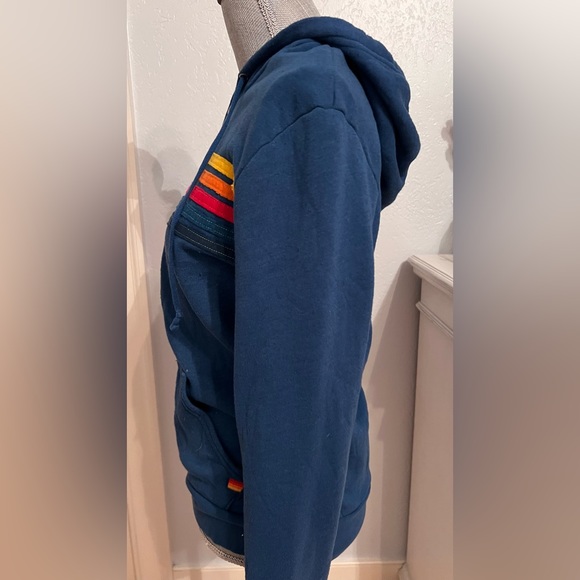 Aviator Nation 5 Stripe Hoodie - Small - Picture 3 of 7